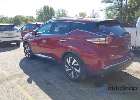 2015 Nissan Murano Platinum из США, поврежденный, VIN 5N1AZ2MH1FN257696